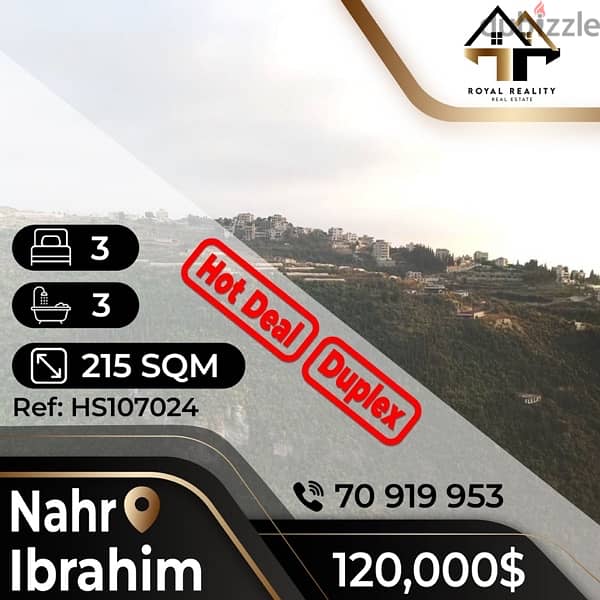 apartments for sale in nahr ibrahim - شقق للبيع في نهر ابراهيم 0