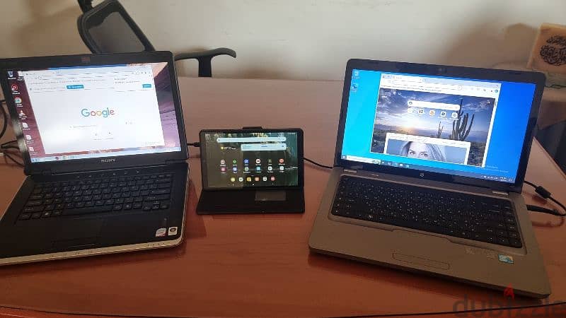 Samsung A7 Lite + HP Laptop + Sony laptop 0