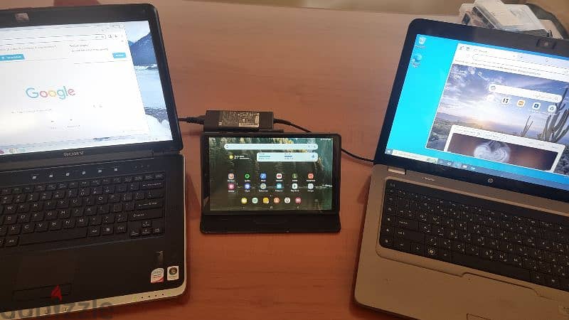 Samsung A7 Lite + HP Laptop + Sony laptop 1