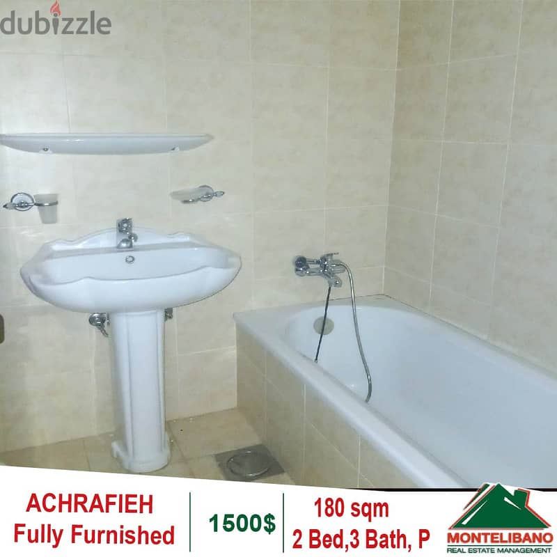 Fully Furnished 180 sqm Apartment for rent in Achrafieh with view 2