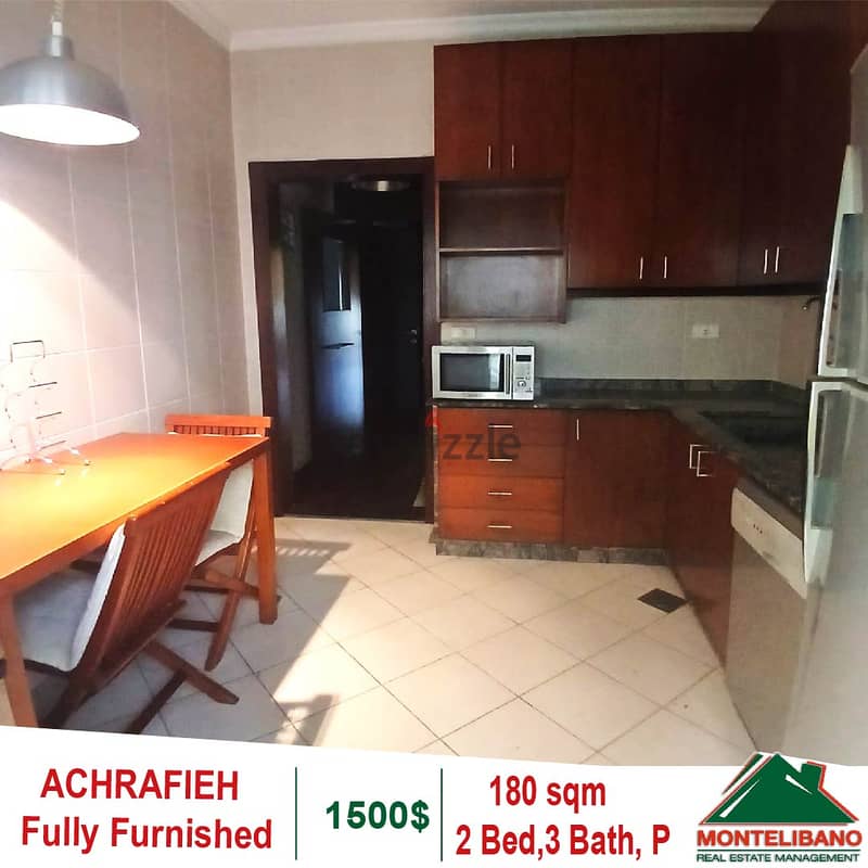 Fully Furnished 180 sqm Apartment for rent in Achrafieh with view 6