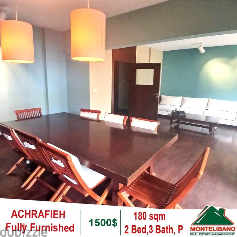 Fully Furnished 180 sqm Apartment for rent in Achrafieh with view 7