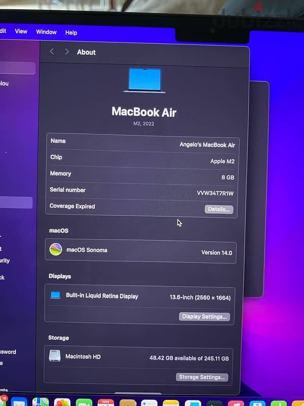 mackbook air m2 (mint condition) 1