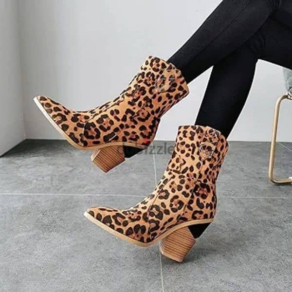 leopard boots 0