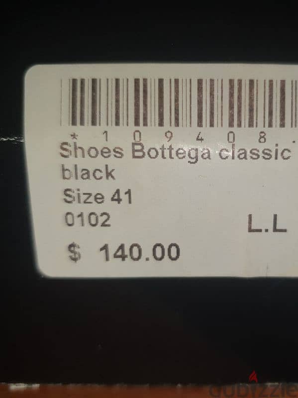 Bottega Veneta classic dress shoes black. Size 41 (fits good for 43) 1