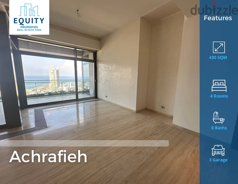 430SQM Apartment For Sale In Achrafieh شقة للبيع في الاشرفية #HH111524 0