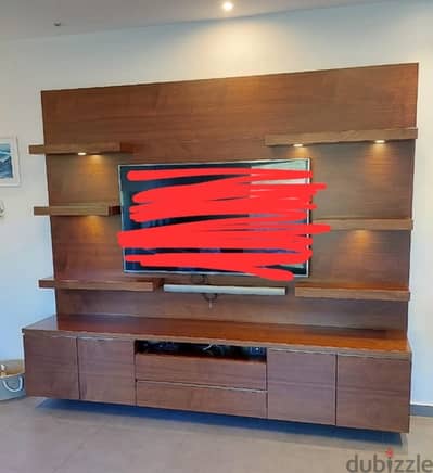 Wooden TV unit