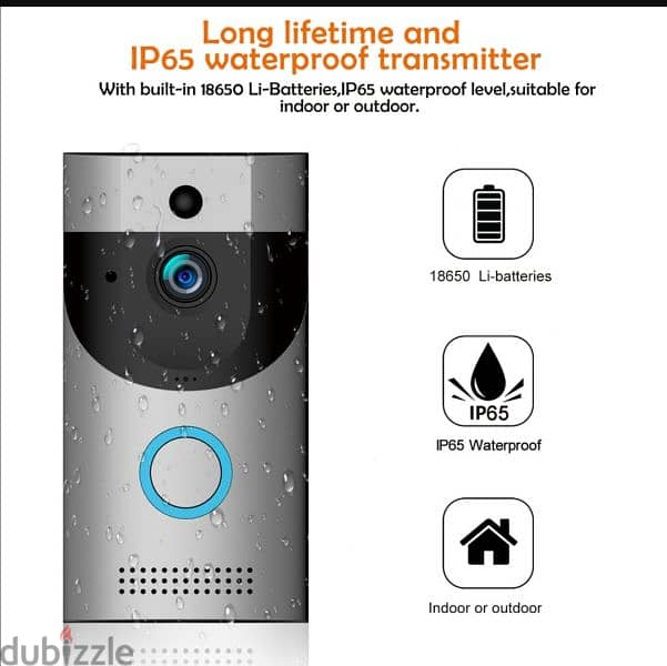 BLOOMWAY wifi video doorbell motion detection night vigion/3$ delivery 3