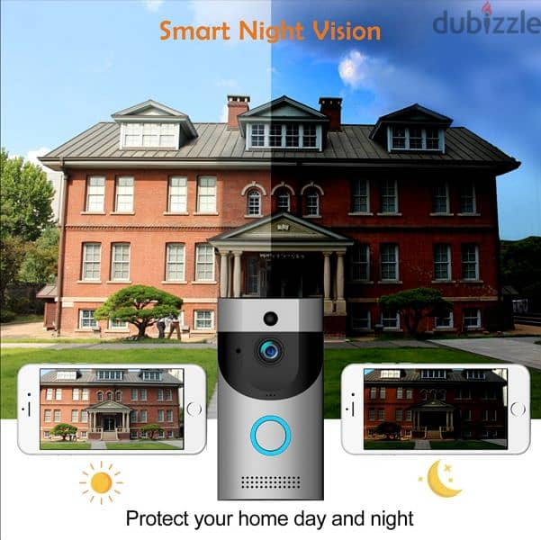 BLOOMWAY wifi video doorbell motion detection night vigion/3$ delivery 5