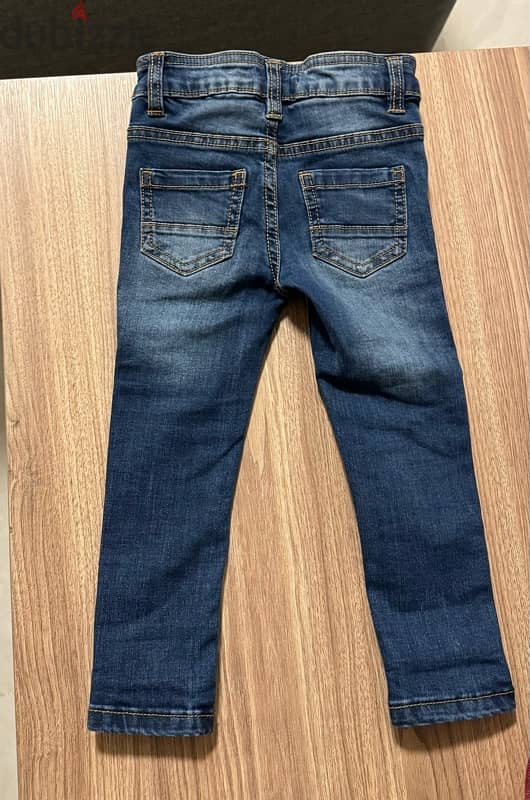 2 pieces baby boy denim short (12-18) and juniors pant (1/2 years) 1