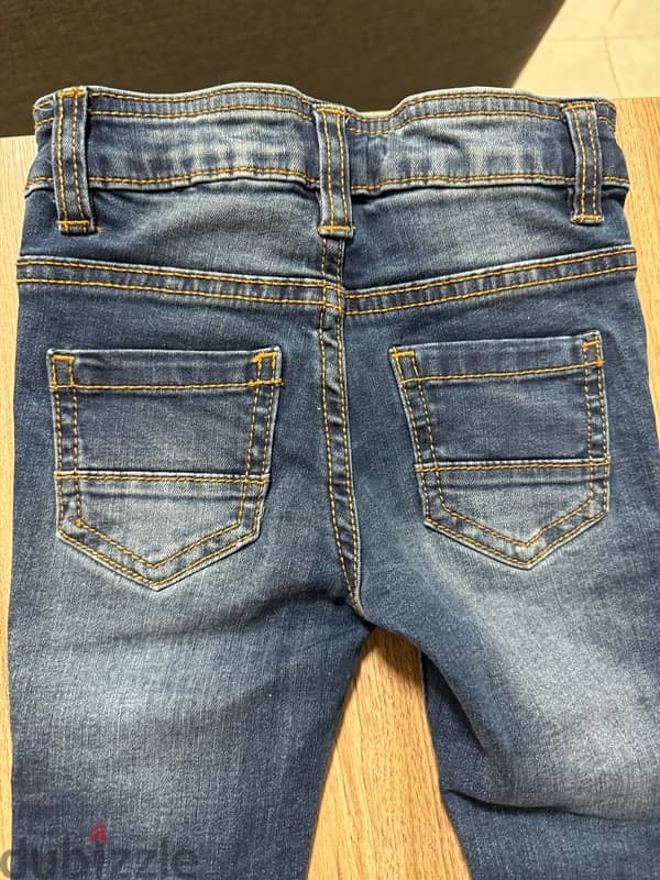 2 pieces baby boy denim short (12-18) and juniors pant (1/2 years) 2