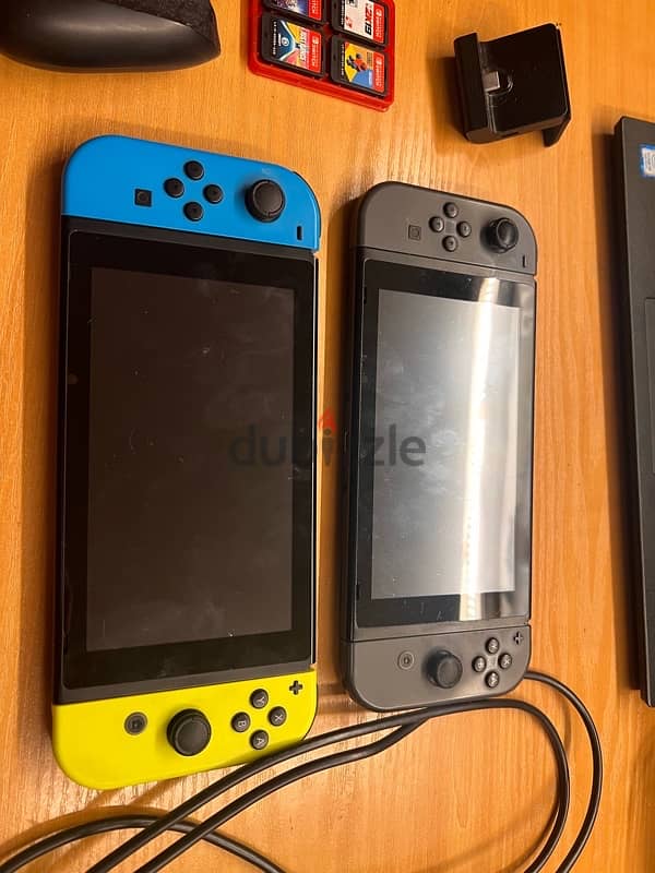 2 NINTENDO SWITCH WITH MANY ACCESSORIES (limited time offer) 0