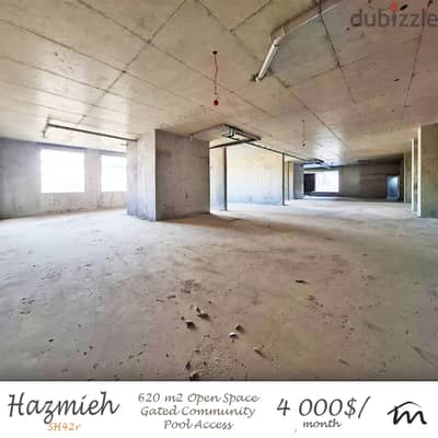 Hazmiyeh | 620m² Warehouse | High Ceiling | Easy Access | Parking