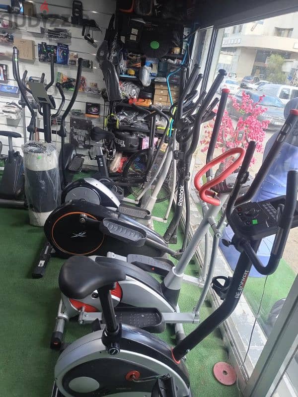 elliptical and biceps spinning bike cardio machine 03027072 GEO SPORT 2