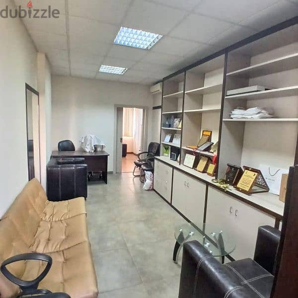 Office for rent in Jdeideh furnished RK89 1