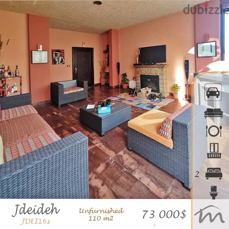 Jdayde | Decorated 2 Bedrooms Apart | Balcony | Parking | Catchy Deal 0