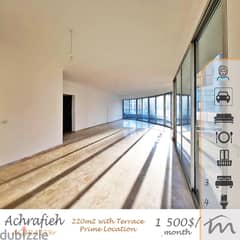 Ashrafieh | Signature | Prime Location | Brand New 220m² + Terrace 0