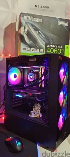 beautiful  Gaming PC Setup i7 12700K +RTX 4060ti 0