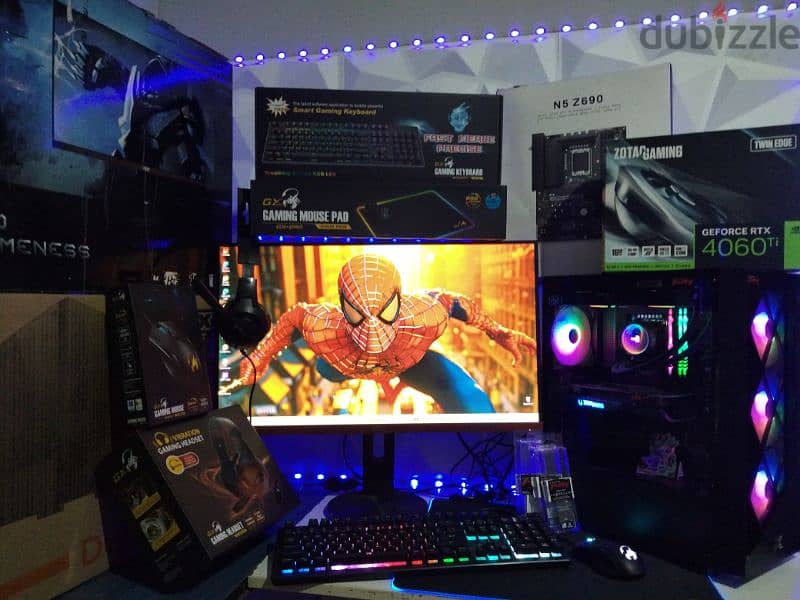 beautiful  Gaming PC Setup i7 12700K +RTX 4060ti 1