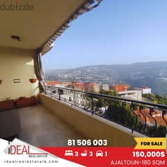 180 sqm furnished apartment for sale in Ajaltoun REF#CC419 0