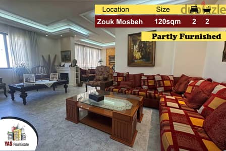 Zouk Mosbeh 120m2 | partly Furnished | Decorated | EL/EH |