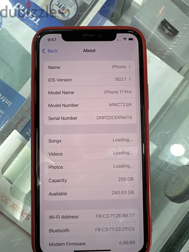 iphone 11 pro 256gb battery 70% 4