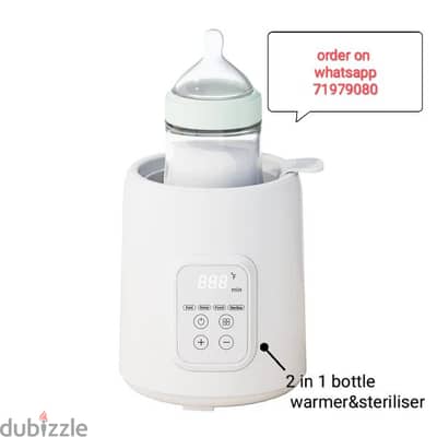 bottle warmer and steriliser for babies