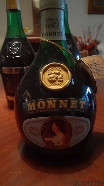 Cognac Monnet Fine Champagne Josephine 60's/70's 73 CL 40 %