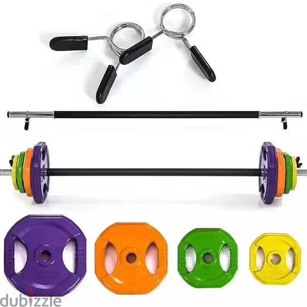 Body pump bars and plates 03027072 GEO SPORT   للمعدات الرياضية 1