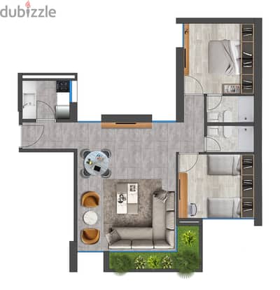 NEW BUILDING IN SPEARS PRIME (100SQ) 2 BEDROOMS , (BT-734)