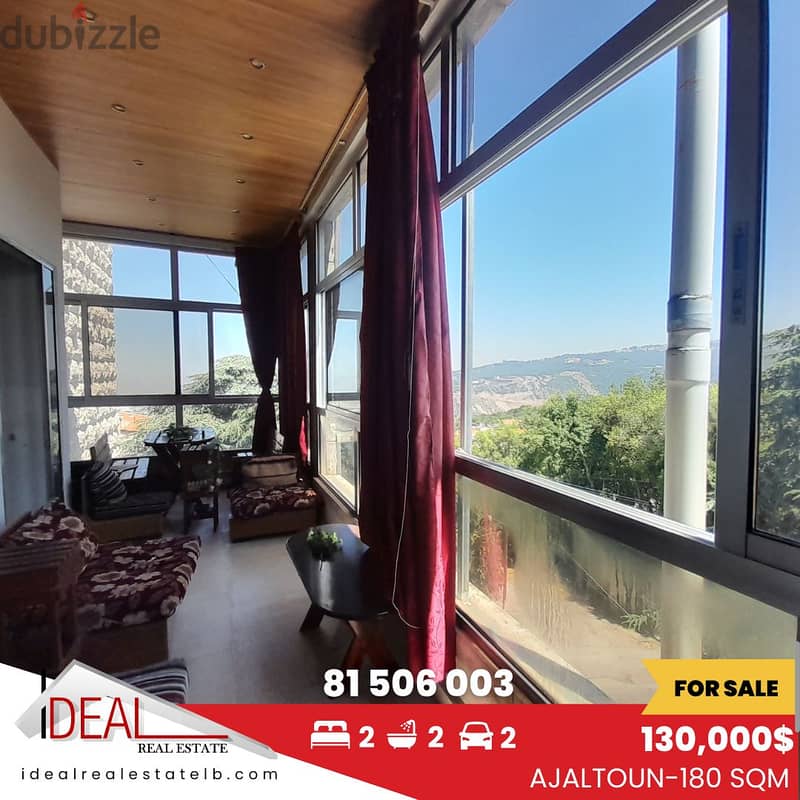 180 sqm apartment for sale  in Ajaltoun REF#CC422 0