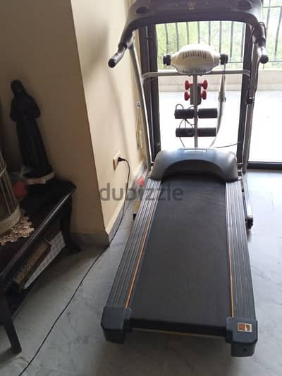 treadmill was previously owned but it is just like new