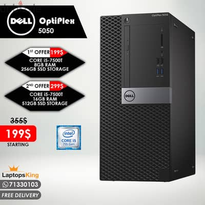 DELL OPTIPLEX 5050 CORE i5-7500T DESKTOP COMPUTER OFFERS