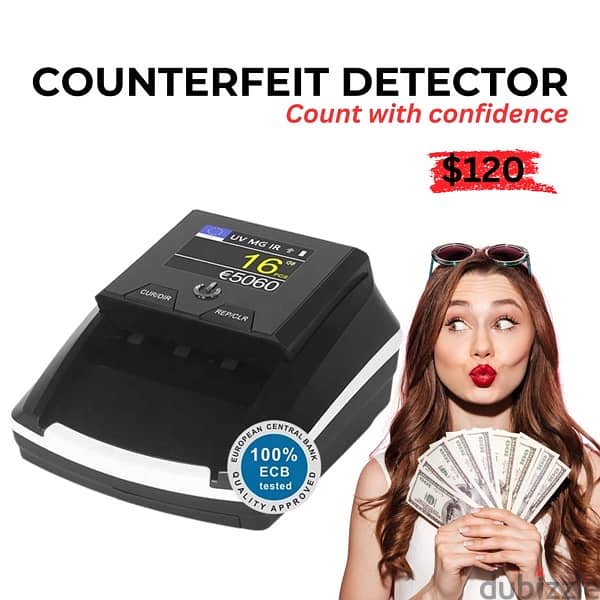 Fake Money Detectors مكنة كشف العملة المزورة 0