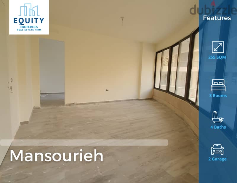 180 SQM Apartment + 75 Terrace For Sale In Mansourih #JN111851 0