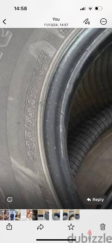 Dwelib - Tires x4 دواليب Bridgeston 5