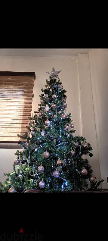 Christmas tree with decoration 0