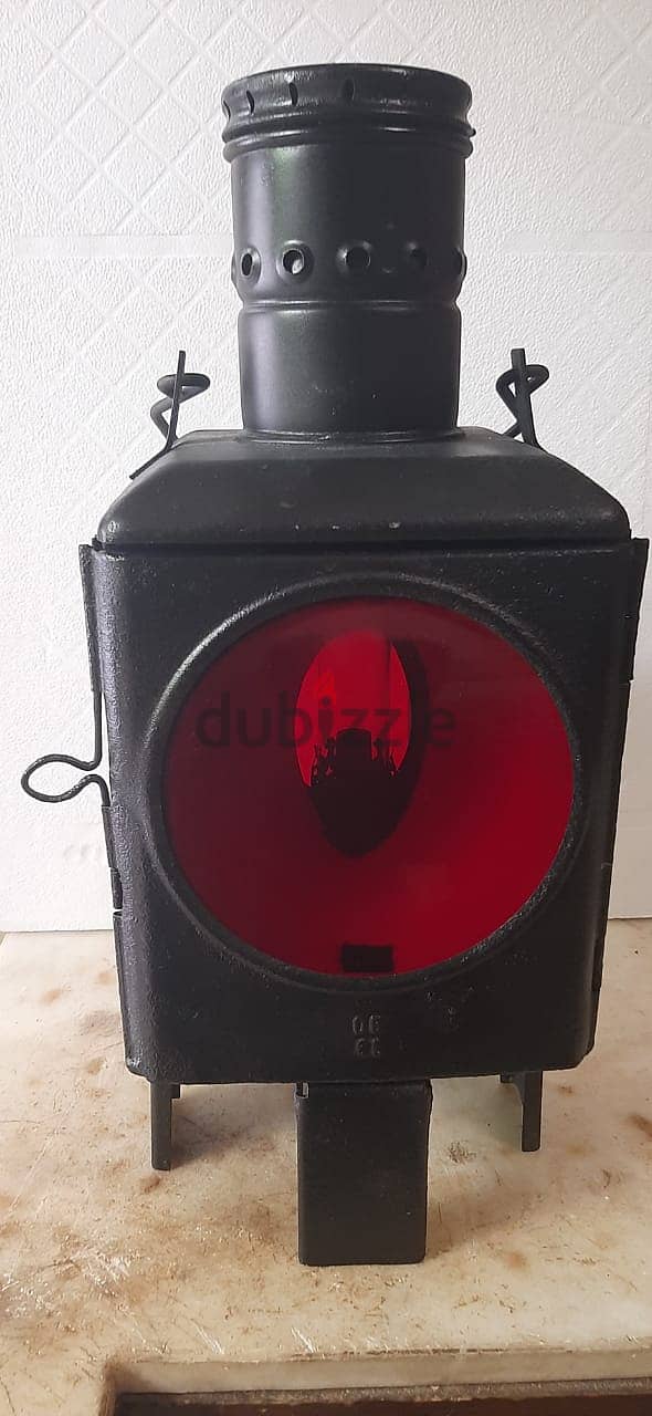 antique german train lantern 1