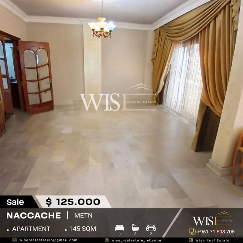 145 SQM Apartment for SALE in Naccache! 0