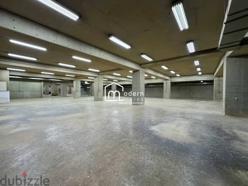 Industrial Area Grade A - 2,000 Sqm - Warehouse For Rent in Mkalles 1