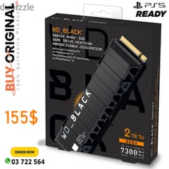 WD BLACK NVMe 2TB WT HEATSINK 7300MB/s 0