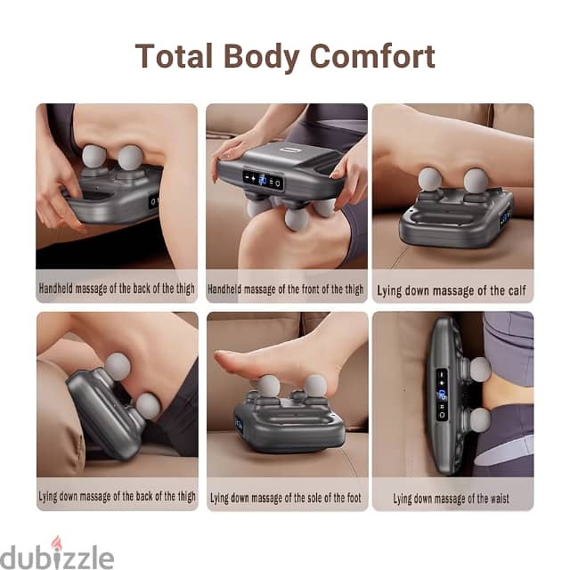 Handheld Massage Gun – 4 Heads, 20 Speeds for Pain Relief 5