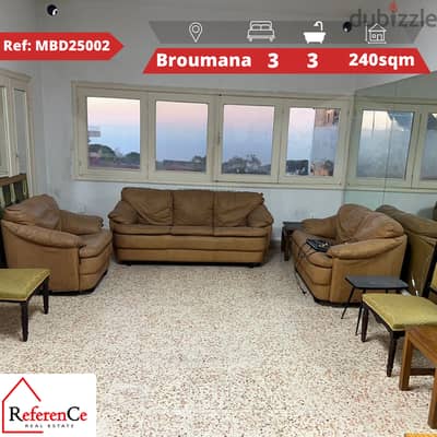 Apartment for sale in Broummana شقة للبيع في برمانا