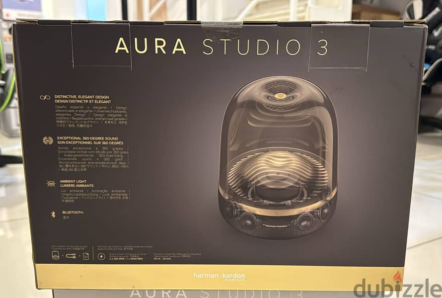 Harman Kardon Aura Studio 3 Gold & black great and new offer 1