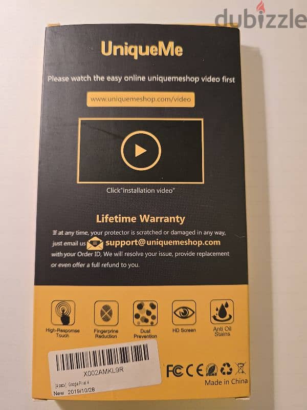 UniqueMe Screen Protector for Pixel 4 1