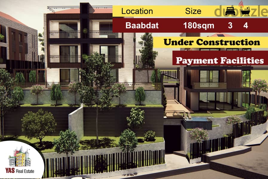 Baabdat 180m2 | Under Construction | Quiet Area | High End | AMK | 0