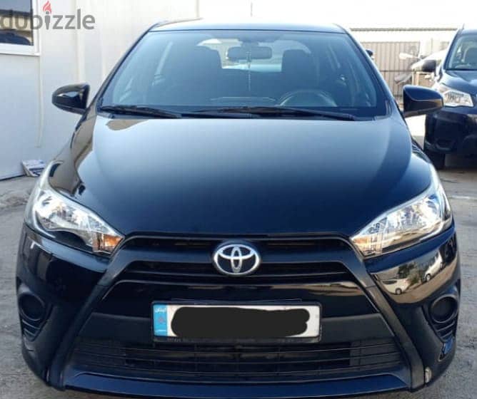 Toyota Yaris 2016 Company Source Black on Black Very Clean Like New 0