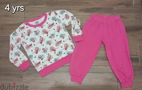 Girls 4 yrs Pijama