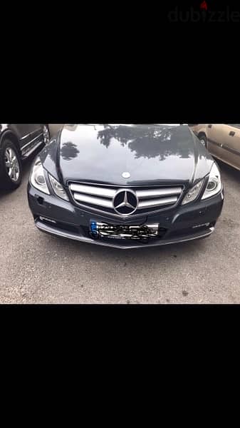 Mercedes-Benz E-Class 2010 coupe, 1.8 Turbo,4 cylinder,blue efficiency