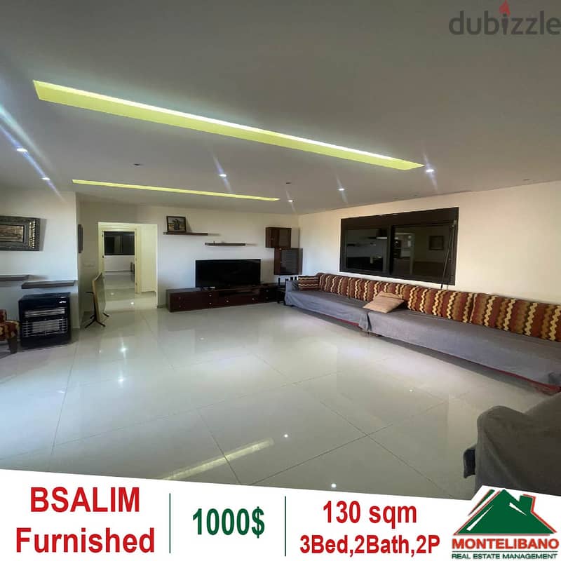 Furnished apartment for rent in Bsalim!! 1